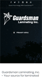 Mobile Screenshot of guardsmanlaminating.com